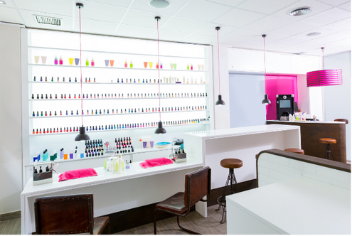 Salão de manicure e pedicure